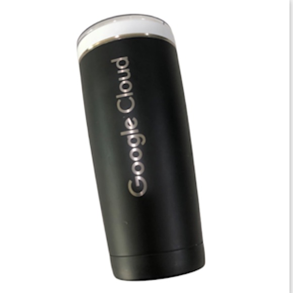 CeramiSteel Black Tumbler with Google Cloud logo - Picture 2 of 9